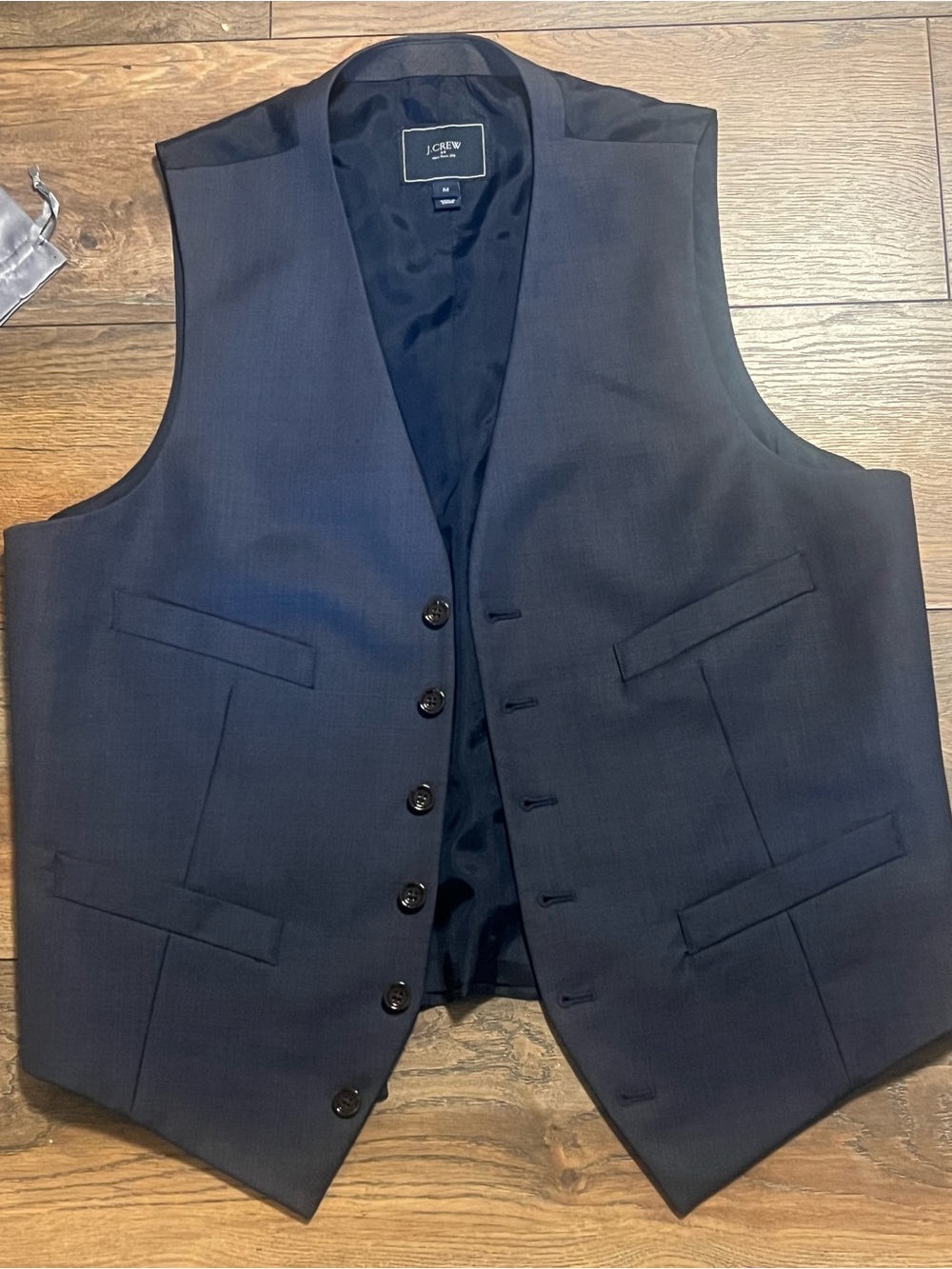 J. Crew Men's Dark Navy Dress Vest
